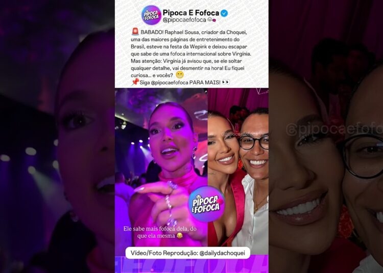 Raphael da Choquei Confessa Saber Fofoca Internacional Sobre Virgínia na Festa da Wepink 😳