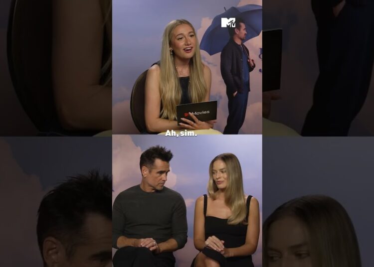 Margot Robbie diz quais são os seus filmes favoritos estrelando Colin Farrell | MTV Movies