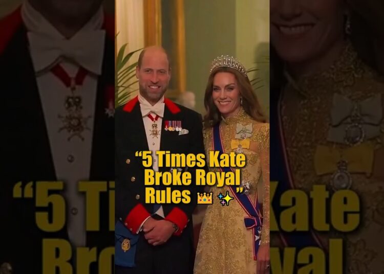 Kate Middleton: The Princess Who Breaks Royal Rules 👑✨