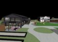 A Comissão de Redevelopment de South Bend aprova o entretenimento do quintal