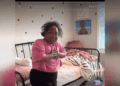 A adolescente local usa a plataforma Tiktok para espalhar vídeos de amor e alegria através de dança