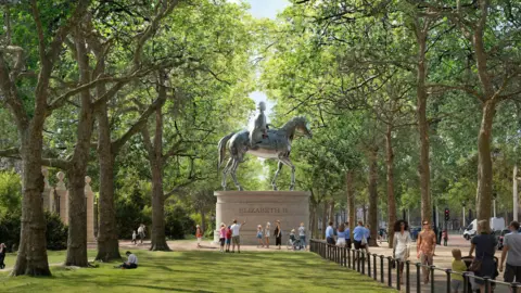 A estátua da rainha Elizabeth mostrará 'grandeza e dignidade', diz Sculptor
