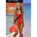 A estrela de 'Baywatch', Carmen Electra, atordoa em espartilho preto e redes pescadas enquanto marque o final de uma época