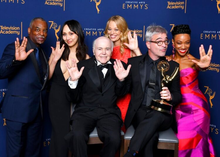 Levar Burton, Linda Park, Walter Koenig, Jeri Ryan, Alex Kurtzman, Sonequa Martin-Green, William Shatner