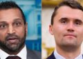 A mídia social horrorizada com 1 palavra Kash Patel disse a Charlie Kirk