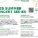 A programação musical no parque de Middlesex, além de eventos gratuitos para crianças