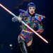 A roupa de concerto de Katy Perry é um espetáculo muito divertido e não convencional