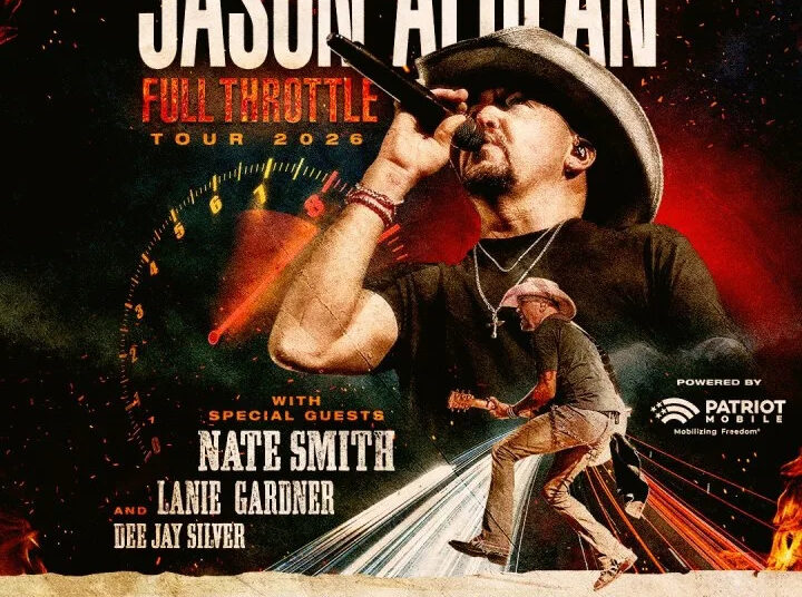 A turnê de acelerador de Jason Aldean está pronto para parar em Charleston