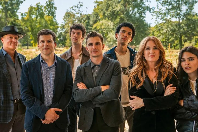 Agora você não ',' como o mágico criminoso de Jesse Eisenberg pretende o diamante do coração
