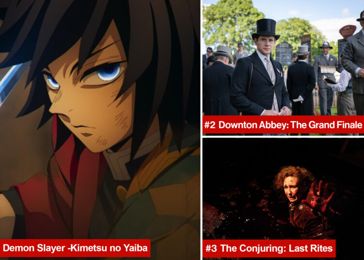 Anime Flick 'Demon Slayer' Beats "Downton Abbey" para acabamento de bilheteria nº 1