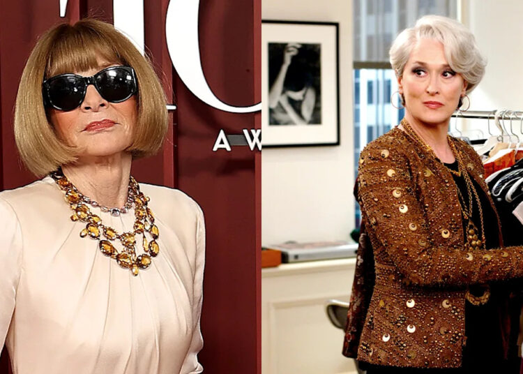 Anna Wintour revela pensamentos sobre o personagem de Meryl Streep em 'The Devil Wears Prada'
