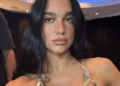 As fotos de vestido sem costas de Dua Lipa têm fãs chamando -a de 'irreal'