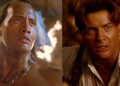 Brendan Fraser compartilha pensamentos doces sobre a mamãe, co-estrela Dwayne Johnson recebendo elogios pela máquina de esmagamento