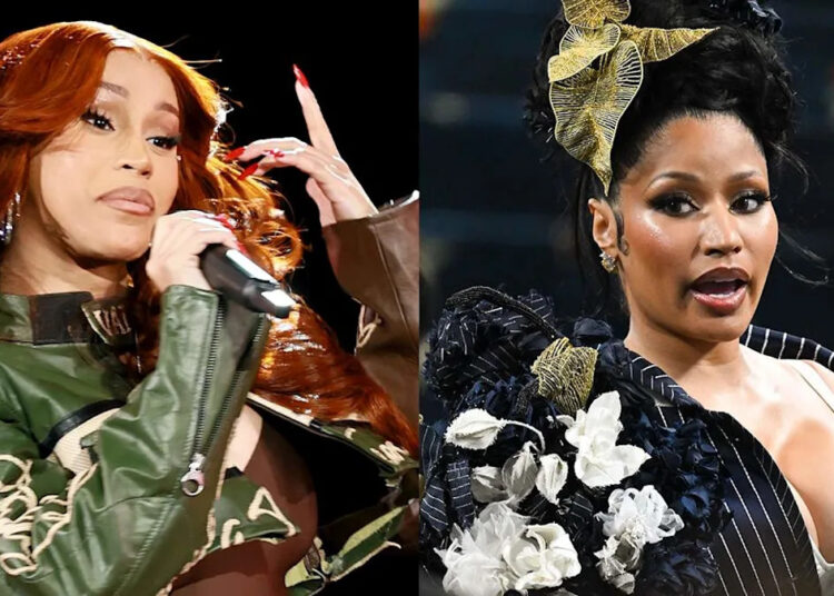 Cardi B e Nicki Minaj estão lutando nas mídias sociais (novamente)