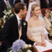 Casamento real do verão! Princesa Marie Caroline amarra o nó na herança de conto de fadas tiara