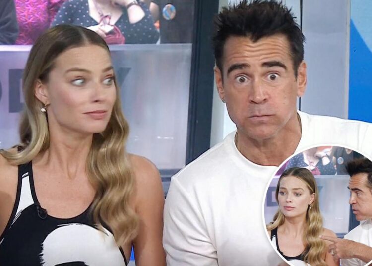 Colin Farrell derruba F-Bomb na TV ao vivo durante a entrevista hilária com Margot Robbie