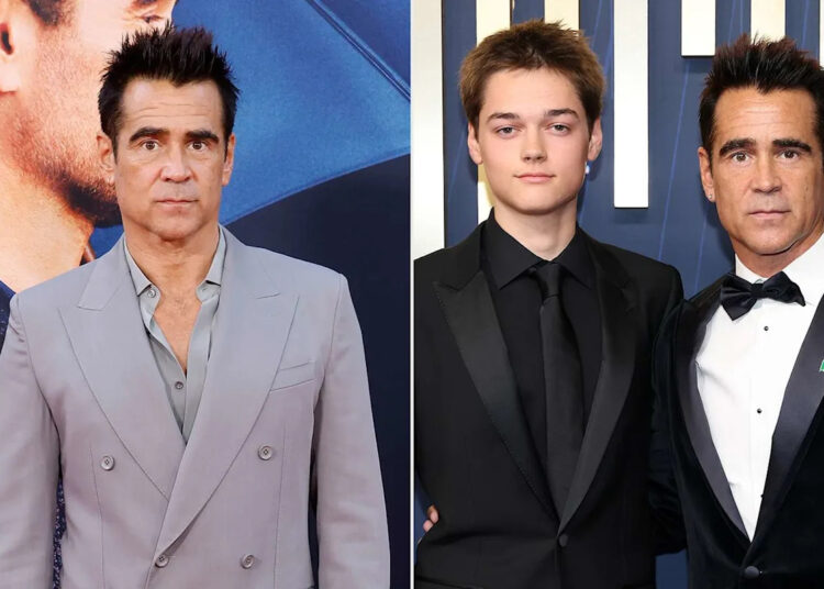 Colin Farrell diz que seu filho Henry, 15, não estará seguindo seus passos de ator um dia depois que o adolescente se juntou a ele no Emmys
