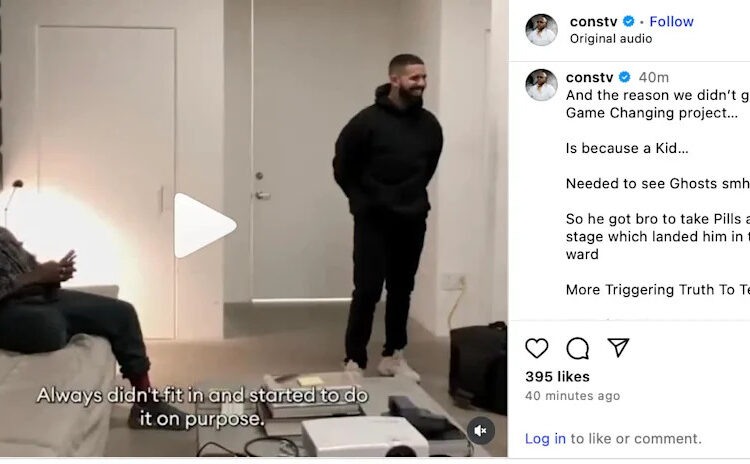 Conseqüência parece culpar Kid Cudi por Kanye e Drake Joint Album nunca acontecendo