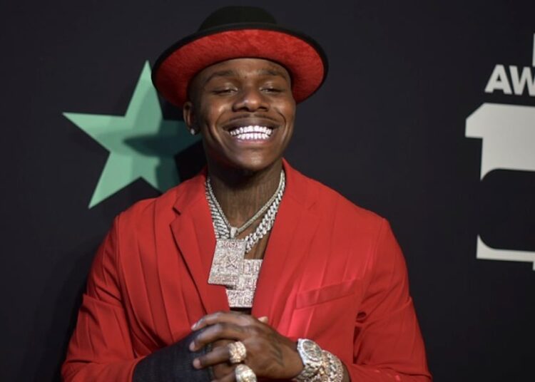 Dababy posa na sala de imprensa do BET Awards no domingo, 23 de junho de 2019, na Microsoft ...