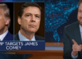 'Daily Show' encontra uma reviravolta da fortuna para James Comey em meio a um empurrão de acusação de Trump