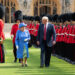 Donald Trump recebe a honra de uma visita particular ao túmulo da rainha tardia