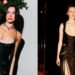 Dua Lipa fica brincalhão em Schiaparelli Fringe Frock for Icons Party