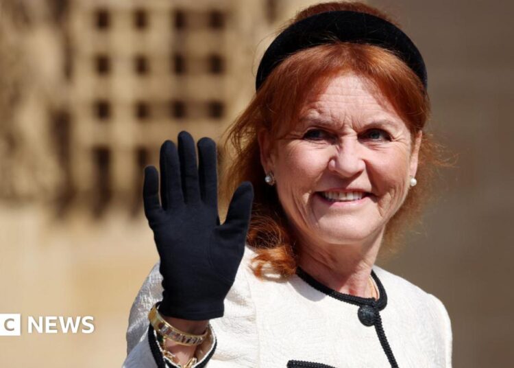 Duquesa de York Sarah Ferguson removida da caridade por e -mail de Epstein
