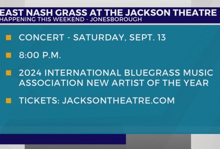'East Nash Grass' atinge o palco do teatro Jackson
