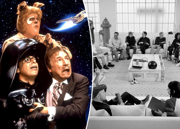Elenco de 'Spaceballs 2' revelou na primeira tabela foto de leitura