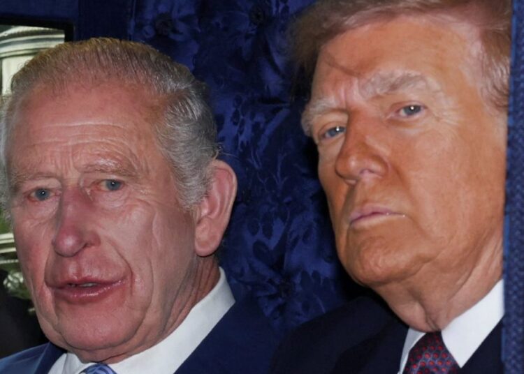 Enquanto Trump gosta da pompa da família real, a América está em tumulto