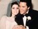 Priscilla e Elvis Presley no dia do casamento em 1967