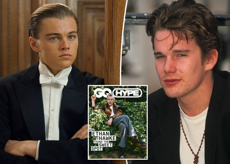Ethan Hawke reage à perda de papel 'Titanic' para Leonardo DiCaprio