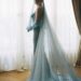 CHLOE GRACE MORETZ Blue Dress.