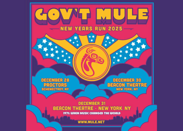 Gov't Mule anuncia uma corrida de ano novo de três noites 2025