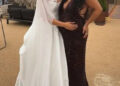 Grávida Vanessa Hudgens mostra o bebê em um vestido de lantejoulas no casamento da Itália ao lado do marido Cole Tucker
