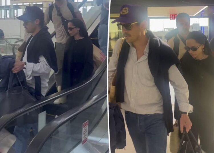 Harry Style e Zoë Kravitz viu Jating para sair de Nova York juntos enquanto o romance aquece