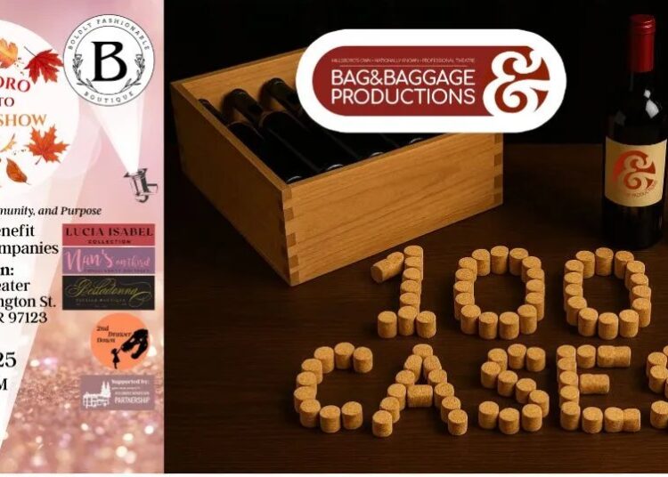 Hart & Bag & Baggage Traga vinho, moda, música e muito mais para Hillsboro Weekend Events