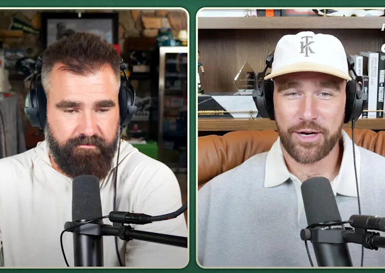 Jason e Travis Kelce estavam 'fora de nossa profundidade' entrevistando Leonardo DiCaprio e Benicio del Toro
