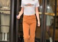 Violet Affleck é visto deixando Bergdorf Goodman em Manhattan, em agosto de 2022. (James Devaney/GC Images)