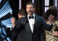 Jimmy Kimmel parecia 'tenso' no primeiro passeio depois que a ABC apareceu em seu show, pois 'The View' recebe aviso
