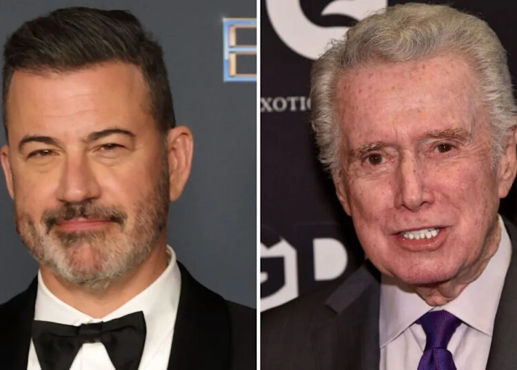 Jimmy Kimmel presta homenagem sincera de Regis Philbin depois de Emmy Win
