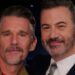 Jimmy Kimmel recebe uma participação surpresa de Ethan Hawke no meio do monólogo