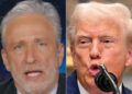 Jon Stewart atinge os defensores de Trump com 1 solicitação simples