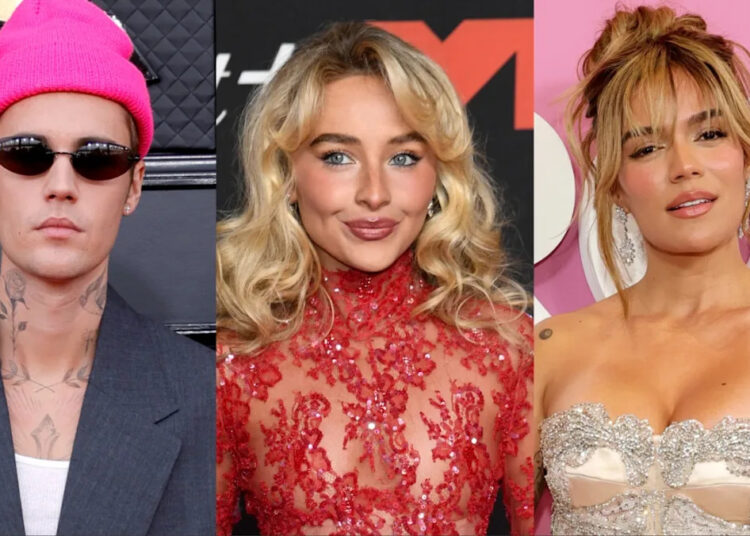 Justin Bieber, Sabrina Carpenter e Karol G para manchete 2026 Coachella Festival