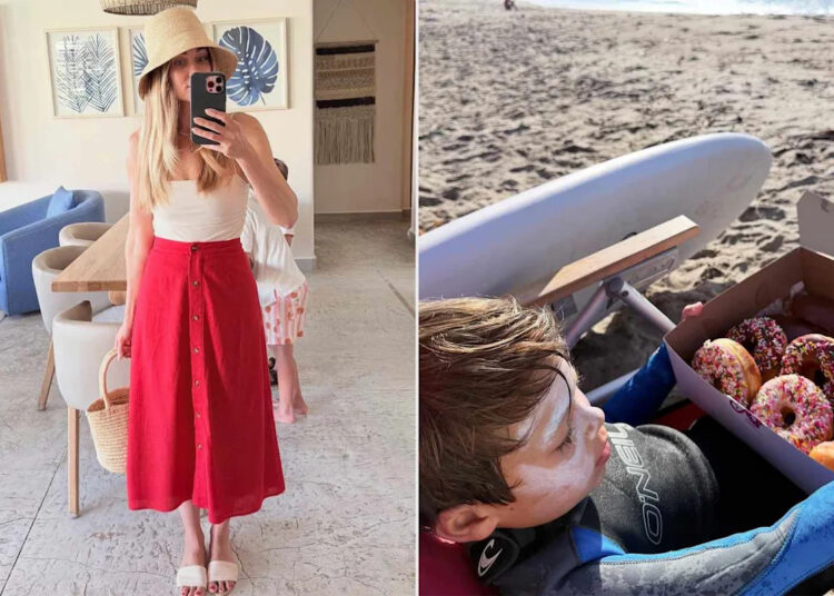 Lauren Conrad compartilha fotos muito raras de seus dois filhos enquanto ela completa seu verão 'incrível'
