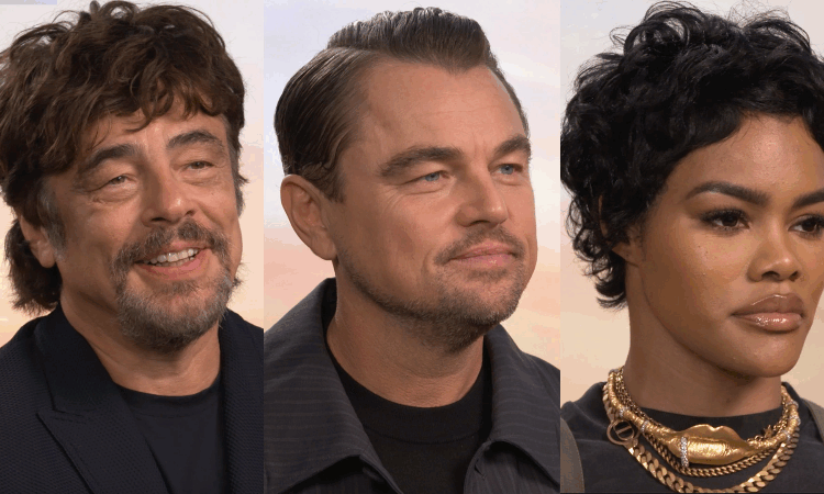 Leonardo DiCaprio e Teyana Taylor por se sentirem "livres" enquanto filmava 'uma batalha após a outra'