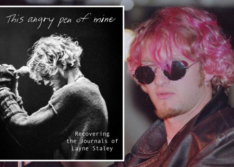 Letras alternativas para Alice in Chains Song in New Layne Staley Book