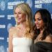 Gwyneth Paltrow, à esquerda, e Zoe Saldaña