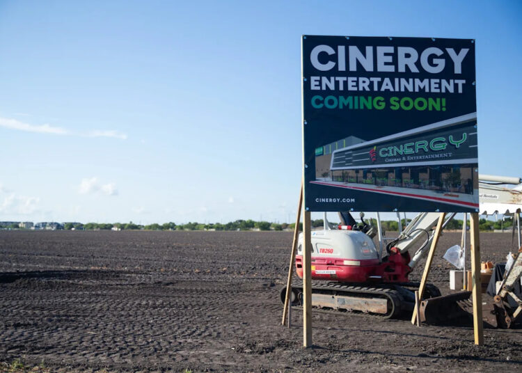 Mais comodidades chegando ao Future Cinegy Entertainment Center em Corpus Christi