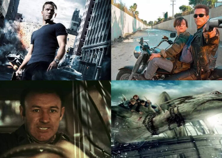 Melhores seqüências de perseguição em filmes de Hollywood
